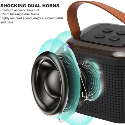 Wireless Speaker & Mic Set – Portable Bluetooth Karaoke System
