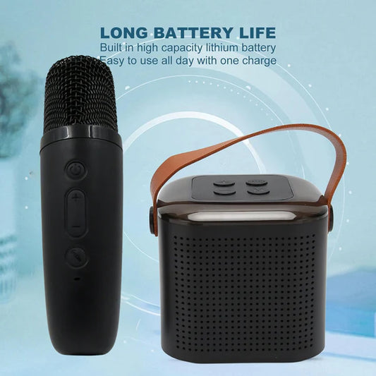 Wireless Speaker & Mic Set – Portable Bluetooth Karaoke System