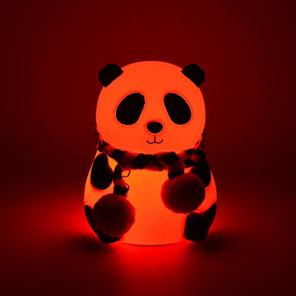 Panda LED Touch Lamp – 7 Colors, Soft Silicone Night Light