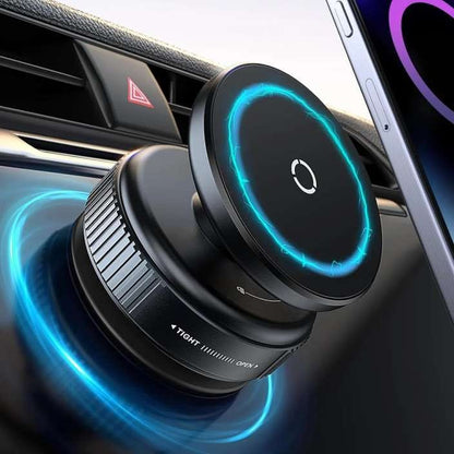 K009 Vacuum Suction Magnetic Car Phone Holder – 360° Rotation