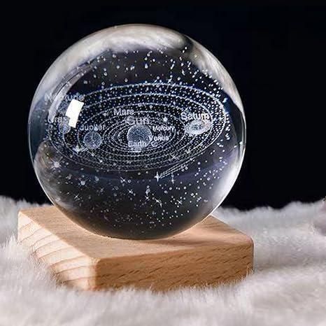 Crystal Ball LED Lamp – 3D Glow Night Light
