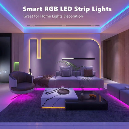 Multicolour RGB LED Strip Light with Remote – Mood & Decorative Lighting